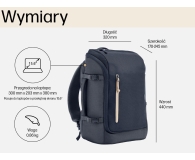 HP Travel 25L 15,6" szaro-niebieski - 1504923 - zdjęcie 6